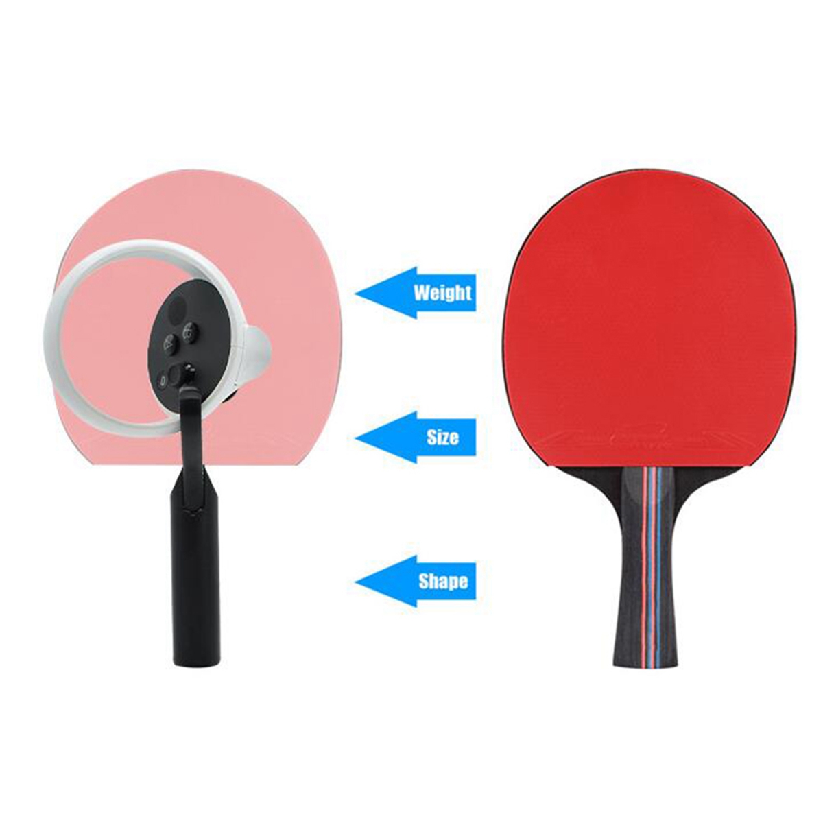 مقبض مضرب تنس الطاولة ABPF لوح - مراجعة Table Tennis Vr وسعره
