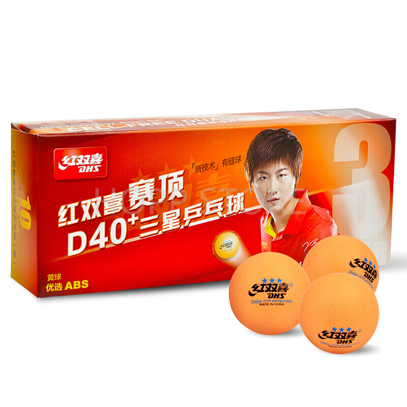 DHS 3 نجوم D40 + كرات تنس الطا - مراجعة Table Tennis Olympics وسعره