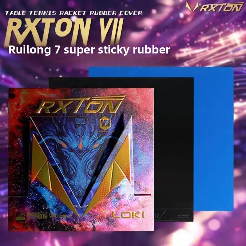 لوكي RXTON 7 تنس الطاولة المطا - مراجعة Table Tennis Db Rubbers وسعره