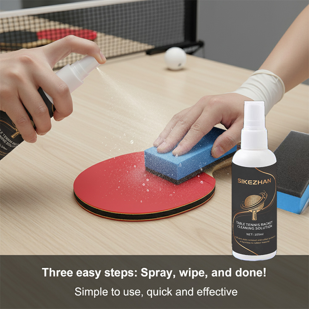 بخاخ تنظيف مضرب تنس الطاولة ال - مراجعة Table Tennis Edge وسعره