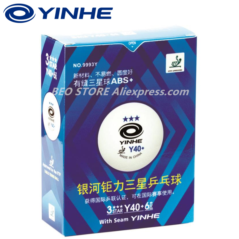 60 كرات YINHE 3 نجوم Y40 + H40 - مراجعة Table Tennis Olympics وسعره