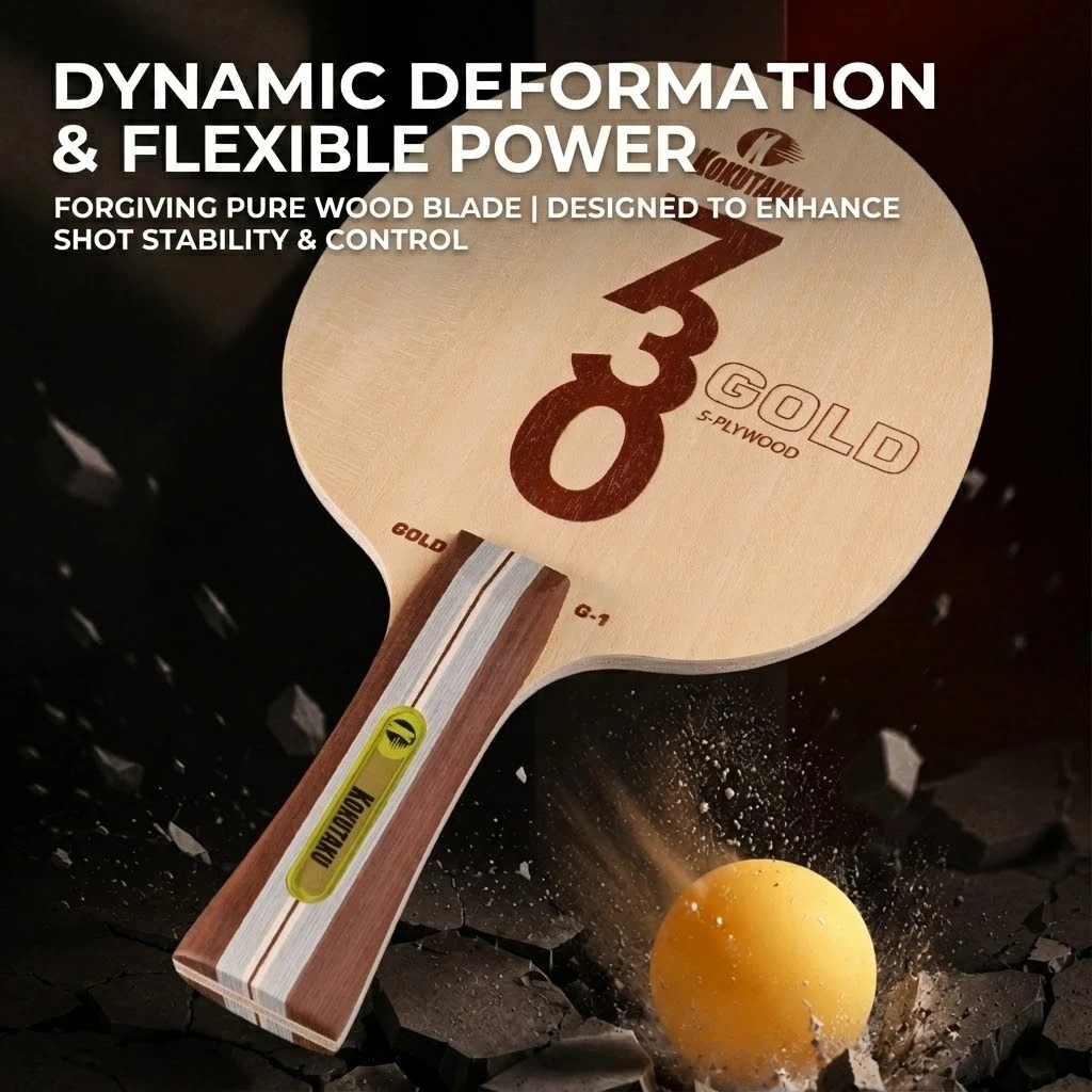 مضرب تنس طاولة كوكوتاكو FL 730 - مراجعة Table Tennis Edge وسعره
