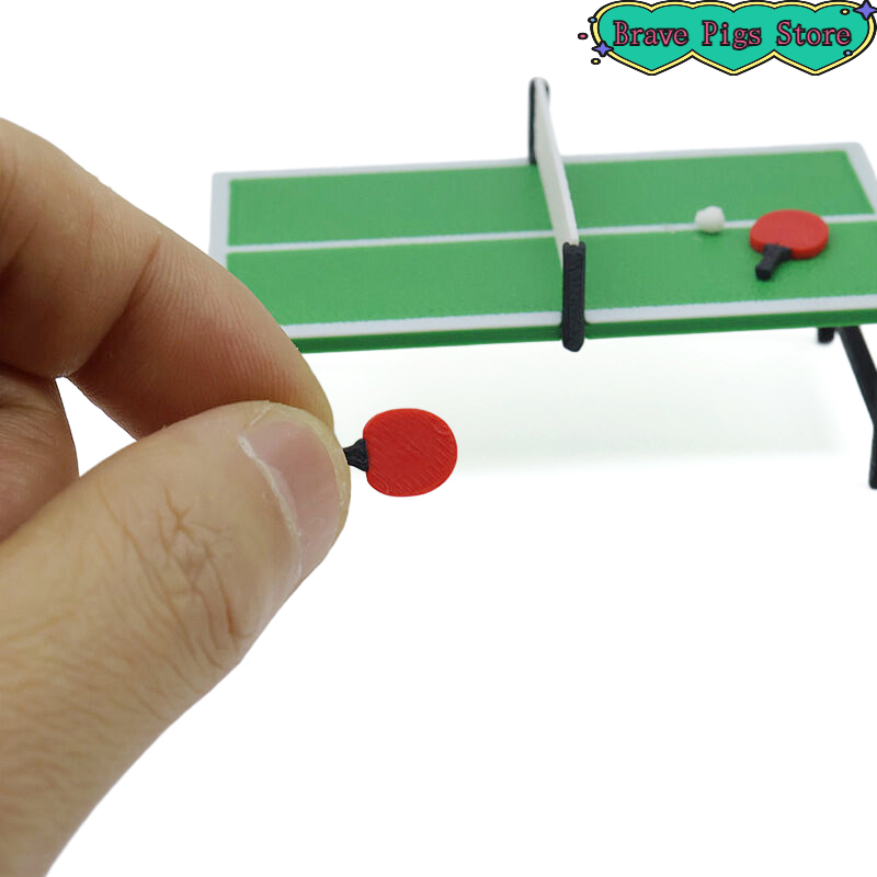 1:12 مضرب تنس طاولة مصغر نموذج - مراجعة Table Tennis Market وسعره