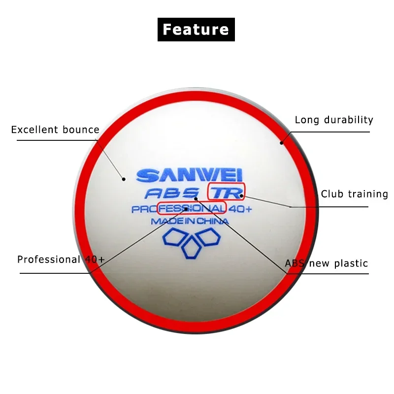 كرات تنس الطاولة SANWEI TR 3 ن - مراجعة Table Tennis Vr وسعره